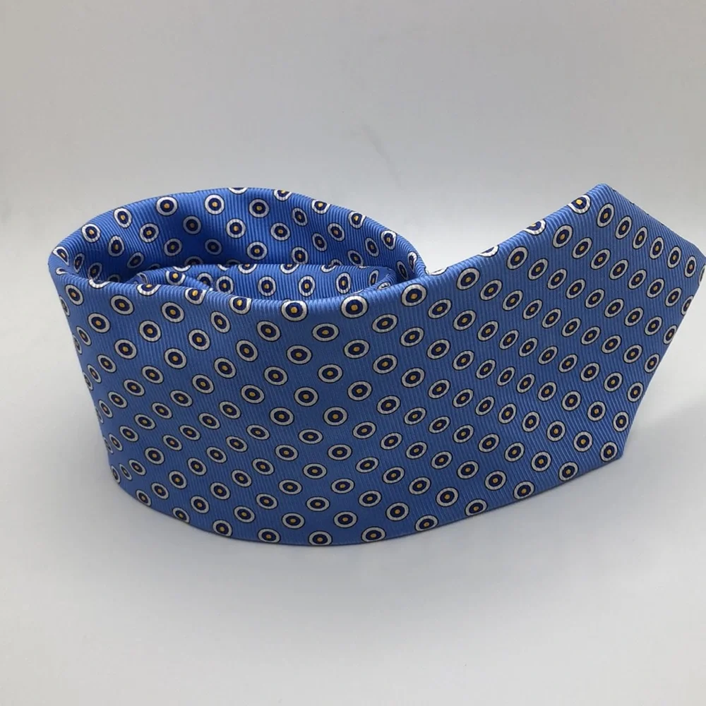 J.Crew Beautiful Silk Tie. Blue Background